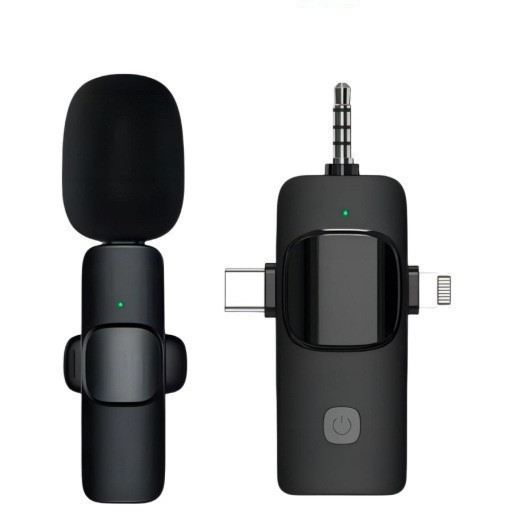 K15 Wireless Lapel Microphone with Noise Reduction